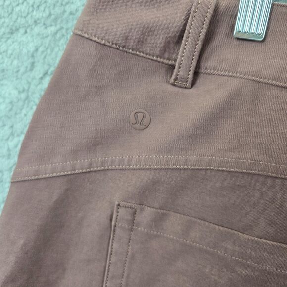 Lululemon Women's City Sleek 5 POCKET WIDE LEG Pants Wine W5ENJS Size 33 - Picture 8 of 16